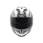 LS2 Helmet FF818 Storm III Kaos White Grey Glossy - Image 4