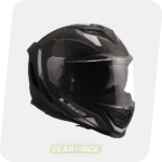 LS2 Helmet FF818 Storm III Sporty Black Grey Glossy