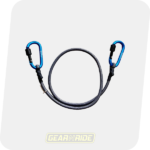 MOTOTECH Bungee QuickClip with Carabiner 36 inch / 90 cm Grey