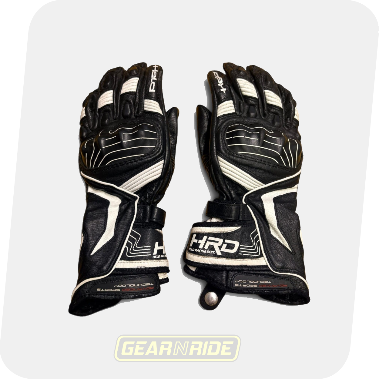 Pre owned HELD Full Gloves Rebel Kids White size S 1 Pre-owned HELD Full Gloves Rebel Kids White, size S - Image 1