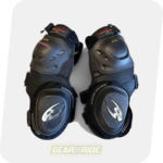 Pre-owned KOMINE Knee Guards Racing Black
