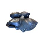 Pre-owned KOMINE Knee Guards Racing Black - Image 3
